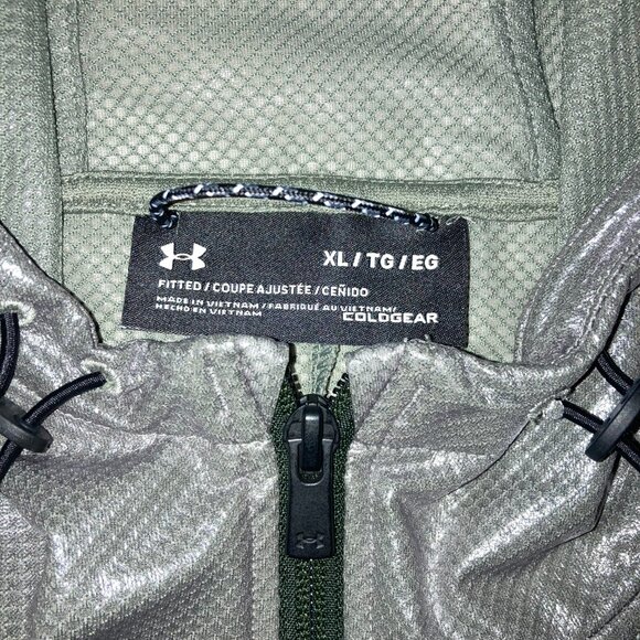 🕷 Under Armour SPIDER-MAN Compression Shirt / Hybrid Windbreaker Jacket Size Xl - Picture 10 of 10